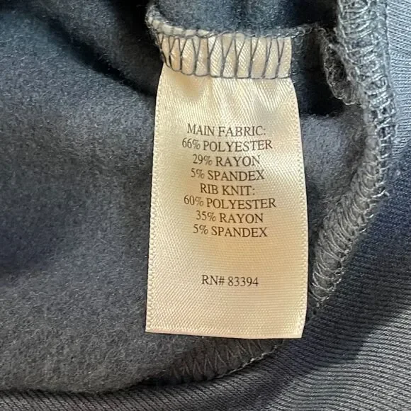 Titin | NWT Blue Quarter Zip Pullover Cropped Sweatshirt | Medium - Picture 6 of 8